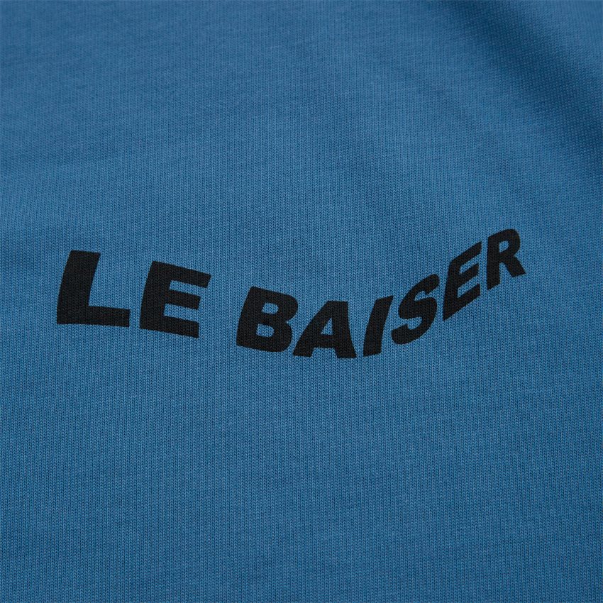 Le Baiser T-shirts DUDEN STEEL BLUE